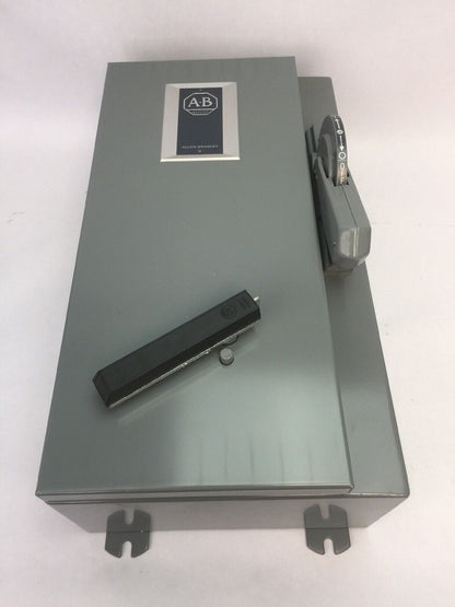 ALLEN BRADLEY 1494F-JN60 NON-FUSIBLE DISCONNECT SAFETY SWITCH 60AMP 3PH 3 POLE