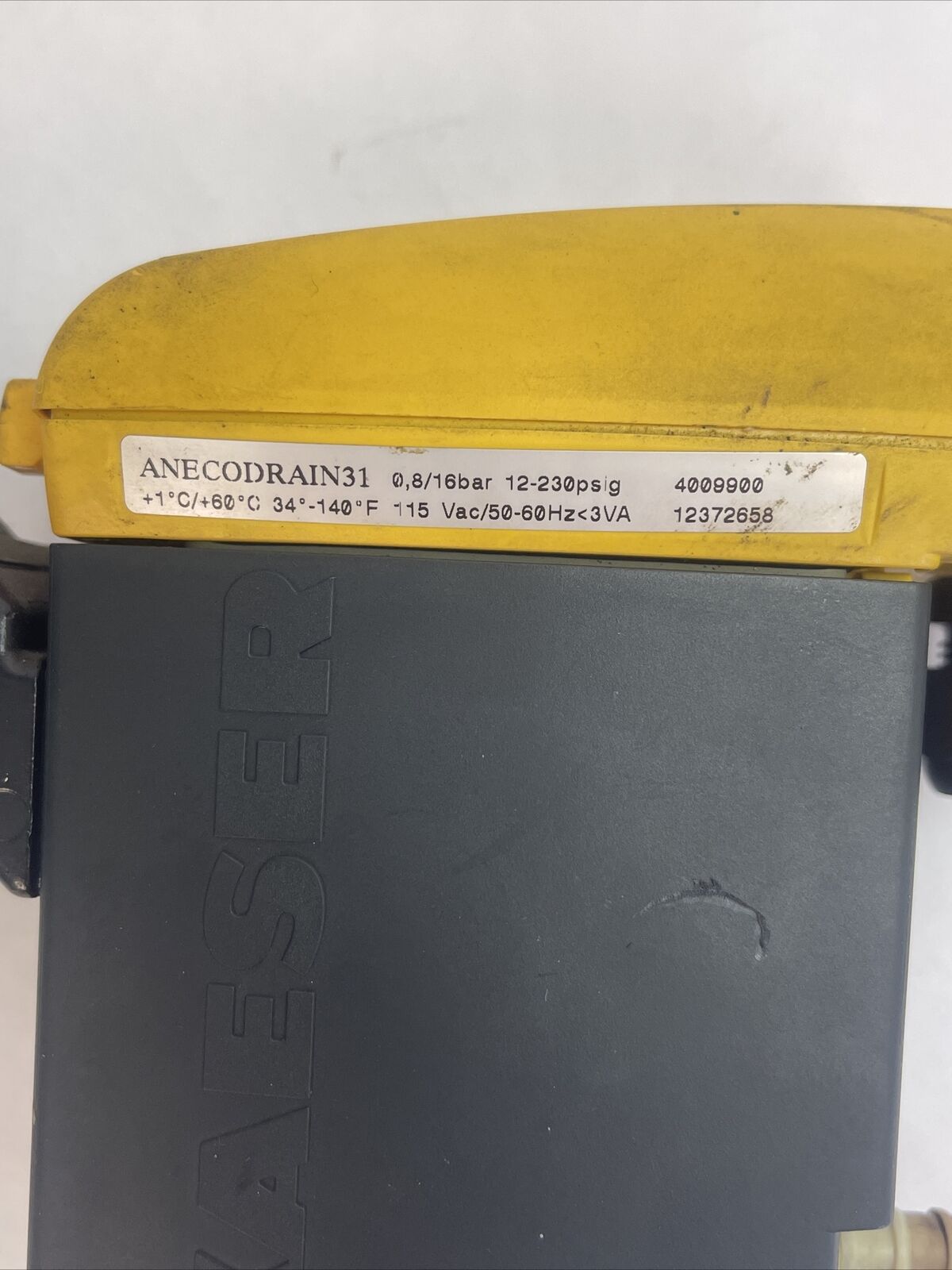 KAESER ANECODRAIN31 4009900 0,8/16BAR 12-230PSIG 115VAC 50-60HZ 3VA 12372658