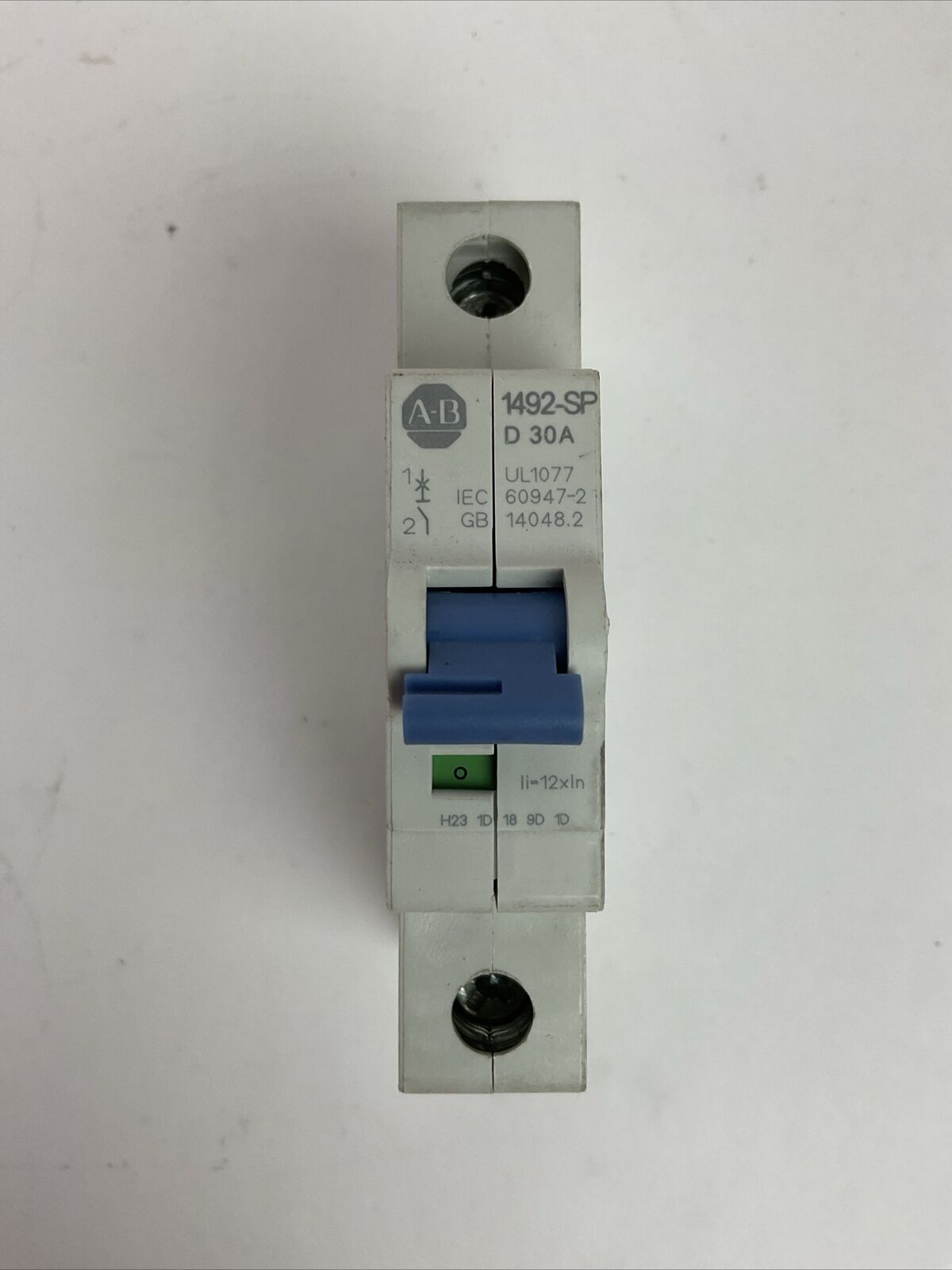 ALLEN BRADLEY 1492-SPM1D300 CIRCUIT BREAKER SER D 30A 277VAC 48VDC 1POLE