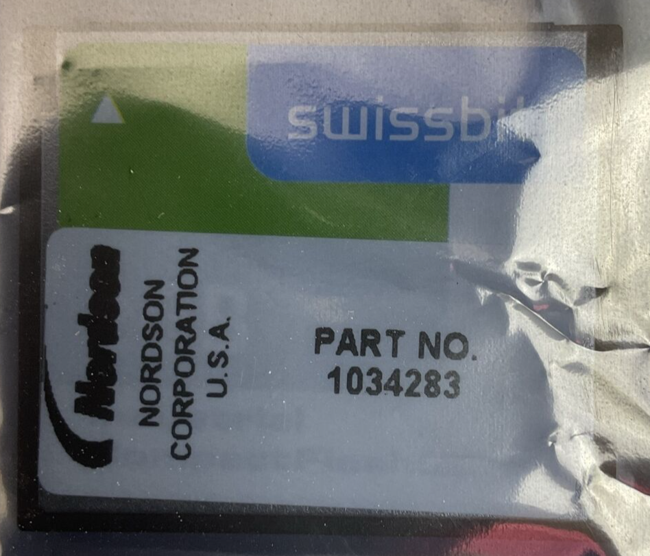 NORDSON 1034283 SWISSBIT SFCF2048H1BK1TO-I-DT-553-SMA COMPACT FLASH CARD