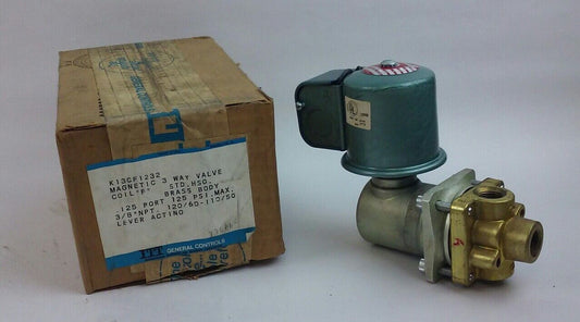 ITT GENERAL CONTROLS K13CF1232 - MAGNETIC 3-WAY VALVE - NEW SURPLUS in BOX