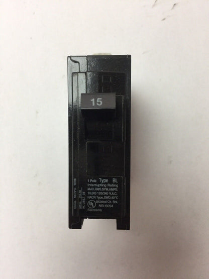 ITE B115 CIRCUIT BREAKER 120/240VAC 15AMP 1 POLE TYPE BL (LOT OF 12)