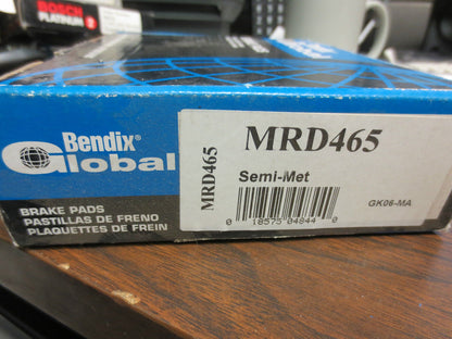 BENDIX GLOBAL MRD465 SEMI-MET DISC BRAKE PADS - NEW, SEALED fits HONDA ACCORD