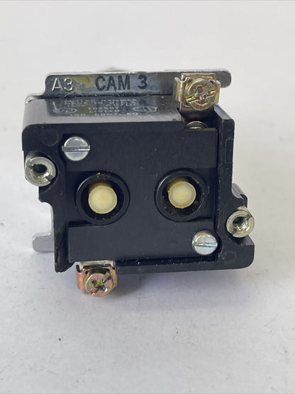 CUTLER HAMMER 10250T6403 ILL. SELECTOR SWITCH 3 POS. MOM. 120V