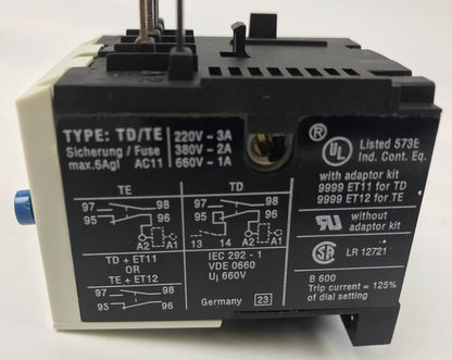 Square D 9065 TD 5,5 Thermal Overload Relay 5, 5A-8A