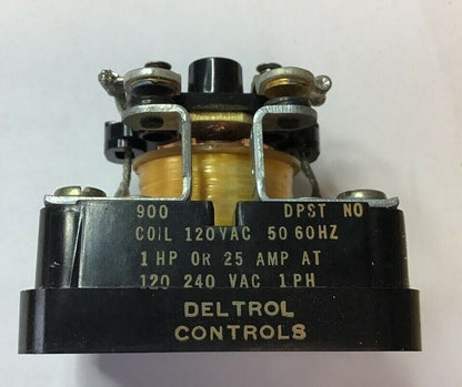 DELTROL CONTROLS 900 DPST NO 120VAC 50/60HZ RELAY