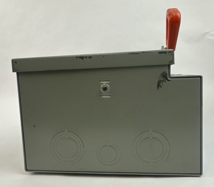 SYLVANIA HD361NF SAFETY SWITCH NON-FUSIBLE 30AMP 240-600VAC 3PH 20HP MAX
