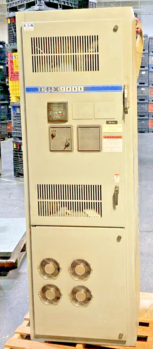 EATON CPX10014DAC2K2P1PFSN PULSE DRIVE 480VAC 3PH 50/60HZ W/ SVX100A1-4A1N1 VFD