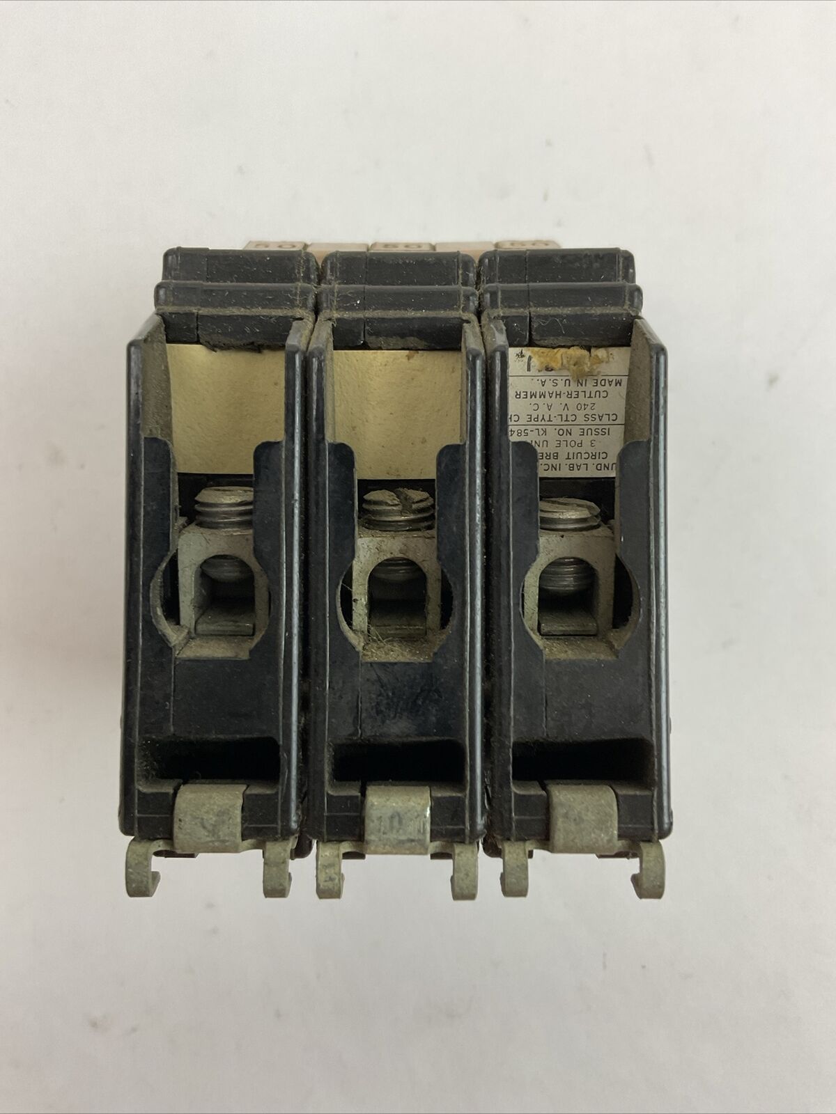 CUTLER HAMMER CH350 50AMP 240VAC 3POLE CIRCUIT BREAKER