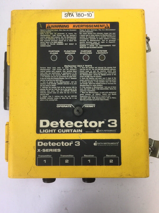 DATA INSTUMENTS/HONEYWELL 3LC-BXQDH DETECTOR 3 LIGHT CURTAIN CONTROLLER