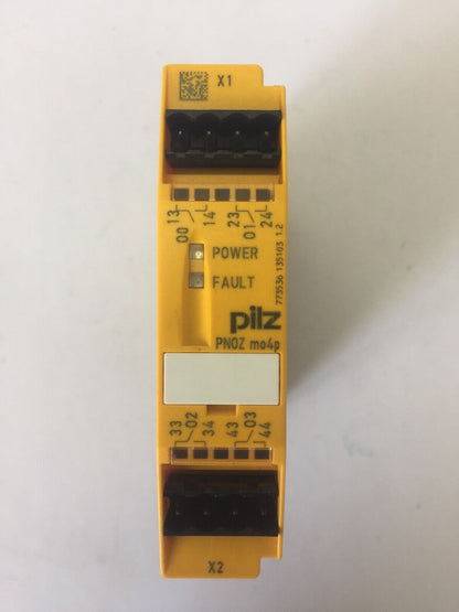 PILZ PNOZ mo4p SAFETY RELAY 773536 EXPANSION MODULE 240VAC 6A 24VDC 6A