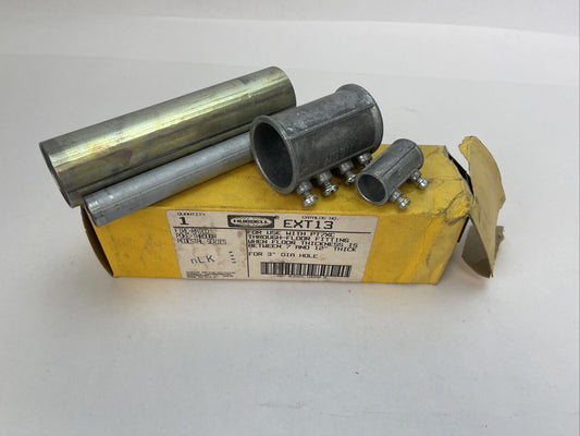 HUBBELL EXT13 EXTENTION KIT FOR USE W/ PT7XC THROUGH-FLOOR FITTING WHEN FLOOR
