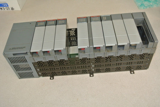ALLEN-BRADLEY 1746-P2 + 1746-OW8 + 1746-OA16 (2) + 1746-IA16 (3) + 1746-A10 +