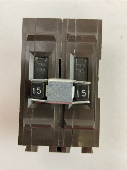 WADSWORTH A215 2POLE 15AMP CIRCUIT BREAKER 120/240VAC