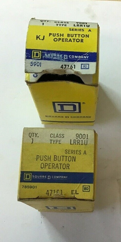 SQUARE D 9001 LRR1U PUSH BUTTON OPERATOR SER. A ***LOTOF2***