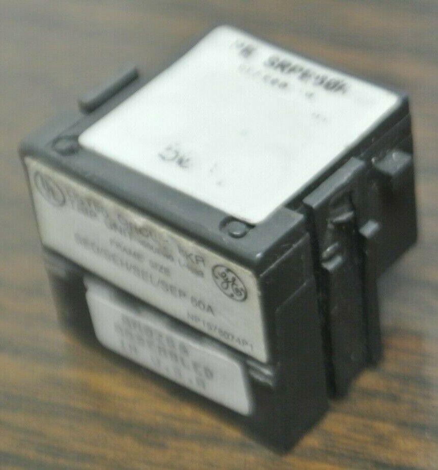 GE SRPE50A 50A TRIP UNIT for CIRCUIT BREAKER FRAME SIZES SED / SEH / SEL / SEP