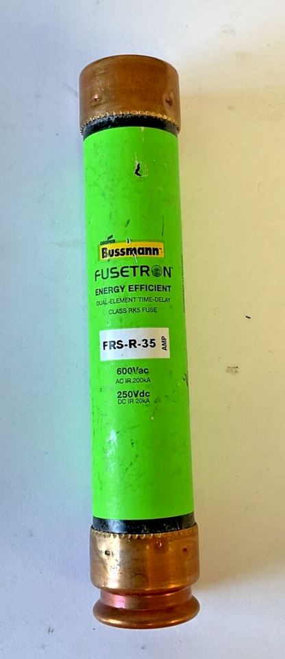 FUSETRON FRS-R-35 FUSE ENERGY EFFICENT RK5 600VAC 250VDC ***LOTOF4****