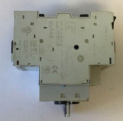 GENERAL ELECTRIC GPS1BHAD MANUAL MOTOR STARTER GPAE11LLA& (2) GPAC10FBA