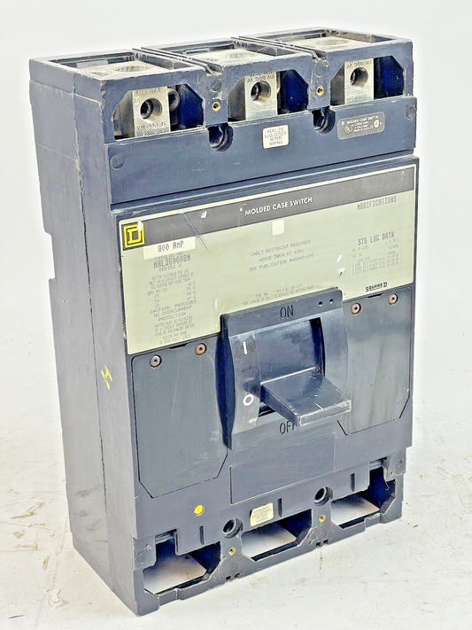 SQUARE D - MHL360008M SERIES 2 - CIRCUIT BREAKER - 800 A, 480 VAC, 3 POLE