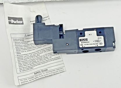 PARKER - B3G0BB553C - SOLENOID VALVE, 1/8IN, NC, 120V,1.6VA,150PSI