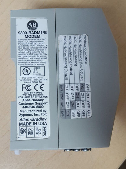 Allen Bradley 9300-RADM1/B Modem