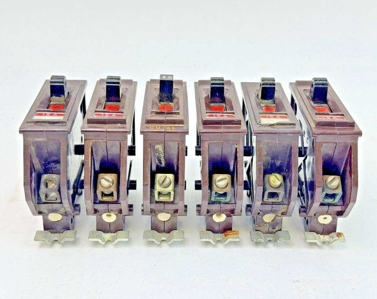 WADSWORTH ELECTRIC **LOT OF 6** - 115 - CIRCUIT BREAKERS - 1 POLE, 15 A