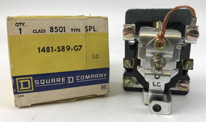 Square D 8501 SPL 1481-S89-G7 Relay