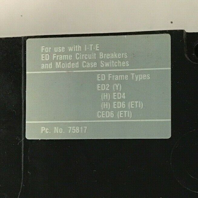 ITE SHUNT TRIP S11ED60 0.5A 125V FREQ.DC