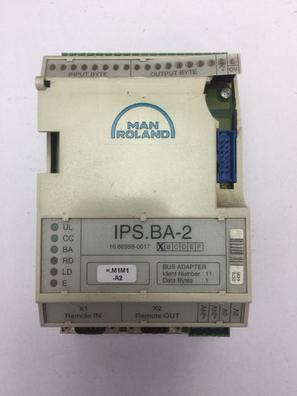 MAN ROLAND IPS.BA-2 MOTOR CONTROL,BUS ADAPTER / COMM. MODULE