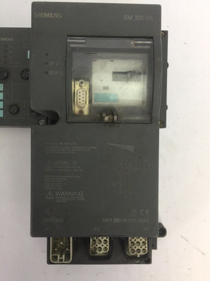 SIEMENS 3RK1300-0FS01-0AA0 MOTOR STARTER CONTROLLER 6ES7 141-1BF12-0XB0 MODULE