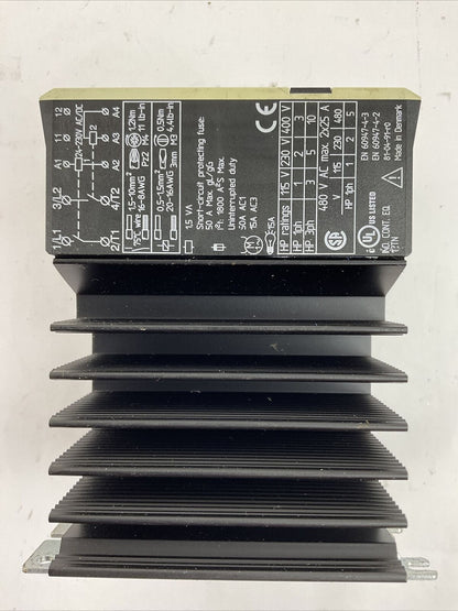 ALLEN BRADLEY 156-A50BA2 SOLID STATE CONTACTOR  2PH SER A LINE VOLTAGE 24-480VAC