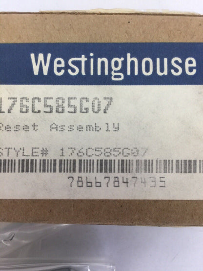 WESTINGHOUSE 176C585G07 RESET ASSEMBLY
