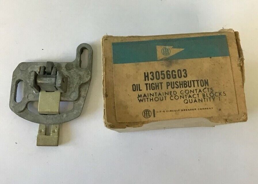 ITE H3056G03 OILTIGHT PUSHBUTTON MAINTAINED CONTACT W/O CONTACT BLOCKS