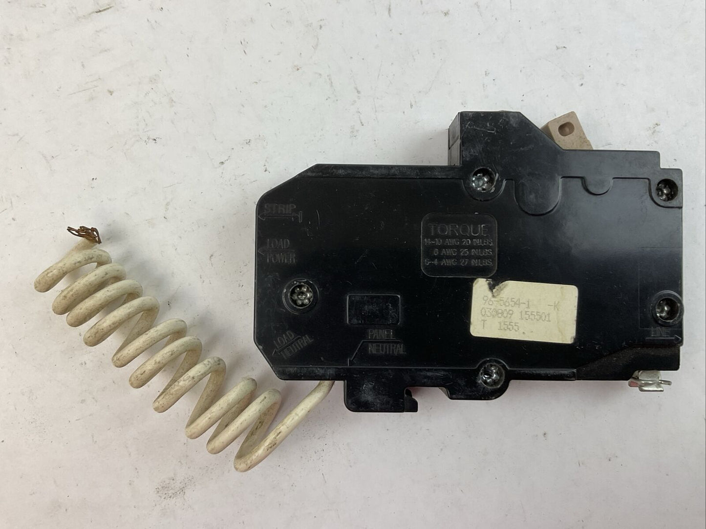 CUTLER HAMMER CH115AF 1POLE 15AMP 120VAC ARC FAULT CIRCUIT BREAKER