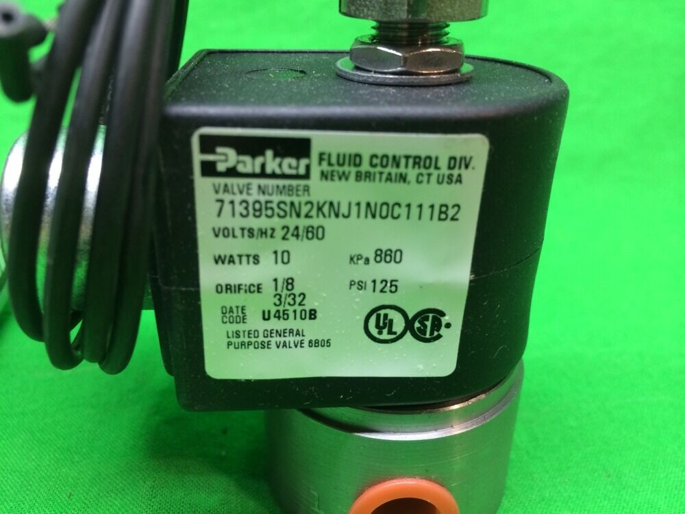 PARKER SKINNER 71395SN2KNJ1N0C111B2 SOLENOID VALVE 24VDC