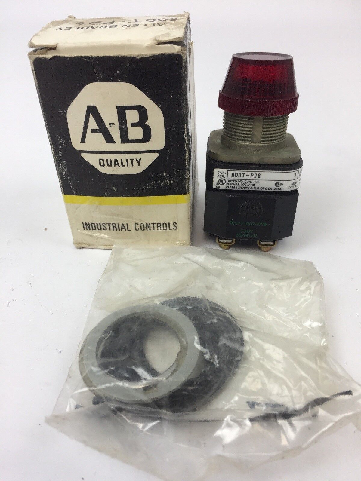ALLEN BRADLEY 800T-P26 PILOT LIGHT 240V 50/60HZ