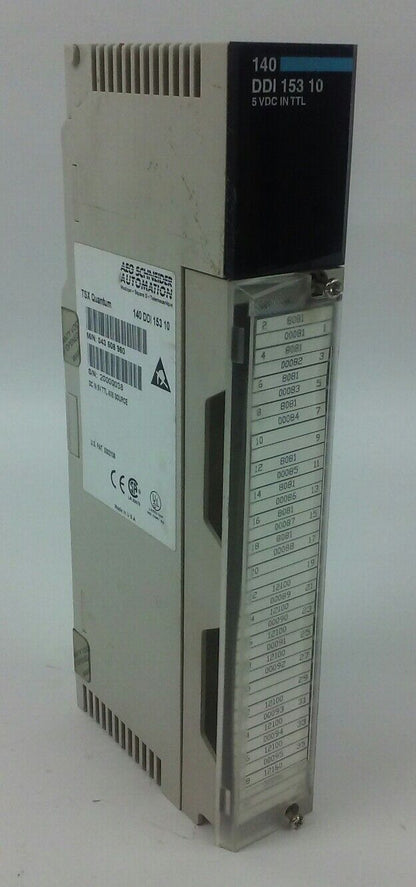 AEG SCHNEIDER AUTOMATION, TSX QUANTUM, 5 VDC IN TTL 4x8 SOURCE, USED