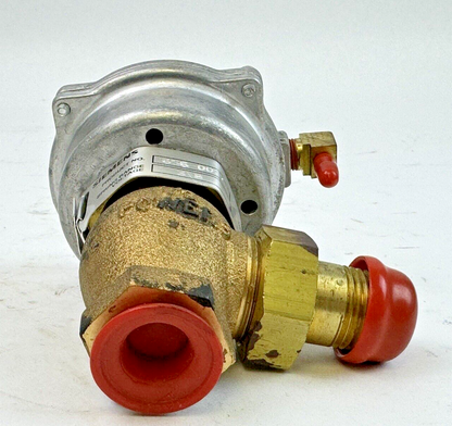 SIEMENS - 656-0017 - 2-WAY NO ANGLE UNION VALVE - 1/2" NPT, 2.1 cv, 3-8 PSI