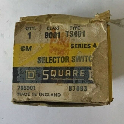 SQUARE D 9001 TRS401 SELECTOR SWITCH  SER.A