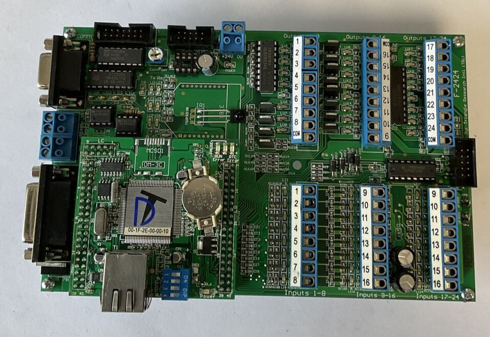 TRIANGLE RESEARCH F-2424 CIRCUIT BOARD