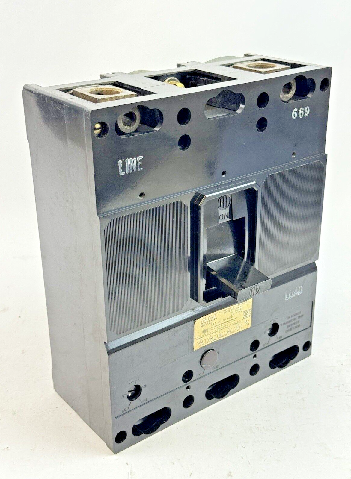 ITE - JJ2B400 - THERMAL MAGNETIC CIRCUIT BREAKER - 400 A, 2 POLE, 600 VAC