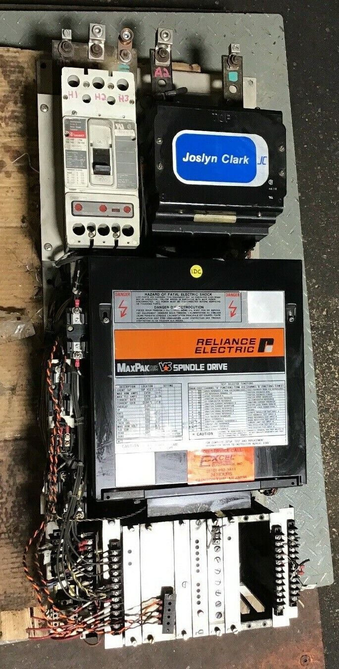 RELIANCE ELEC. 801426-22SB SPINDLE DRIVE MAXPAX PLUS 240V 335A 60HP 3PH 48/62HZ