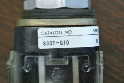 ALLEN-BRADLEY 800T-Q10 FILAMENT-TYPE PILOT LIGHT UNIT / 110-120V / NEW SURPLUS