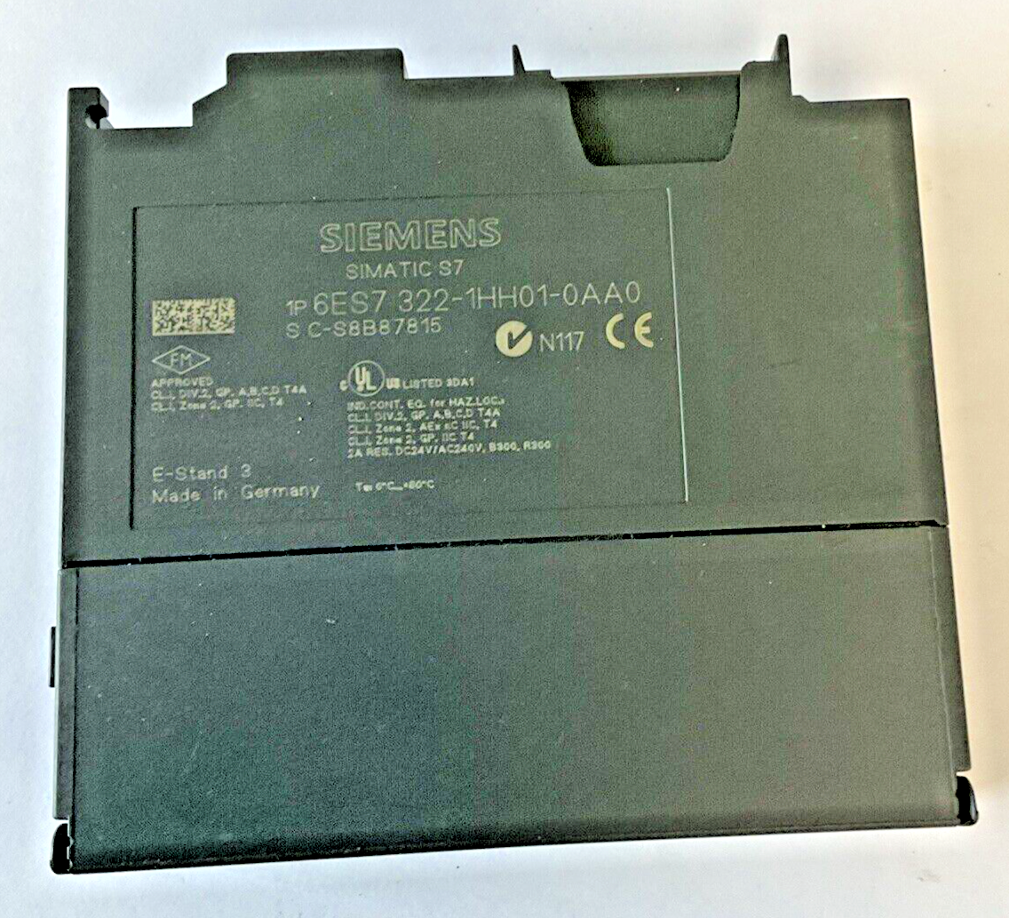 SIEMENS 6ES7 322-1HH01-0AA0 SIMATIC S7 DIGITAL OUTPUT