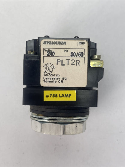 SYLVANIA CLARK BUL. 100T PLT2R PILOT LIGHT 240V 50/60HZ #755 LAMP