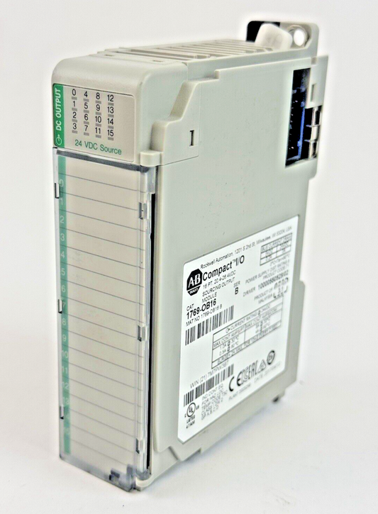 ALLEN-BRADLEY - 1769-OB16 SER. B, F/W REV 3.1, DIR/VER 10000550528/02- 16 PT.