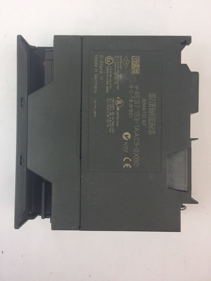 SIEMENS 1P 6ES7 153-1AA03-0XB0 INTERFACE MODULE