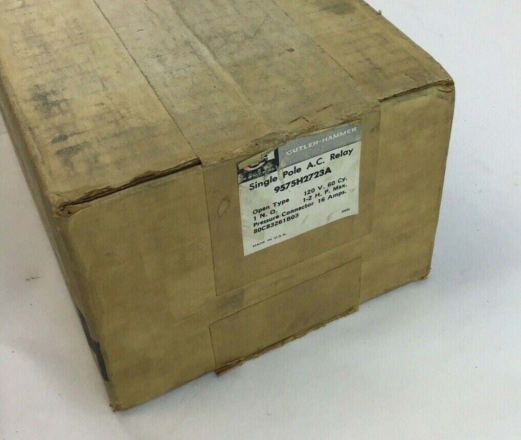 CUTLER-HAMMER CONTROL 9575H2732A SINGLE-POLE AC RELAY ***LOT OF 10***