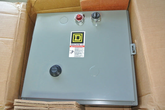 SQUARE D 8536SDG1V81CFF4H30P1TX11 SIZE 2 TYPE S, AC MAGNETIC STARTER NEW SURPLUS