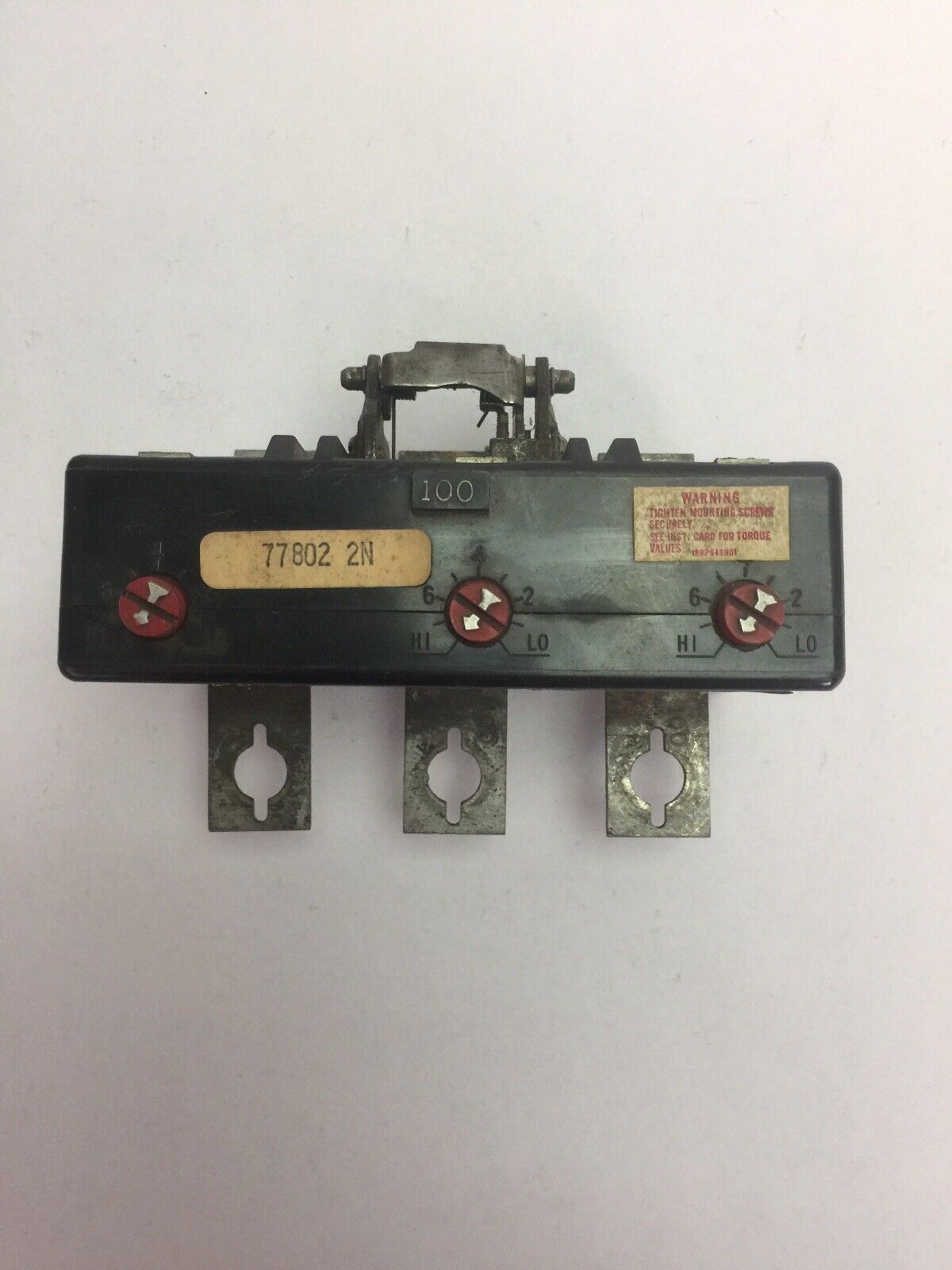 WESTINGHOUSE HKA3100T 100A TRIP UNIT 3POLE MAG TRIP-ADJ 500-1000A